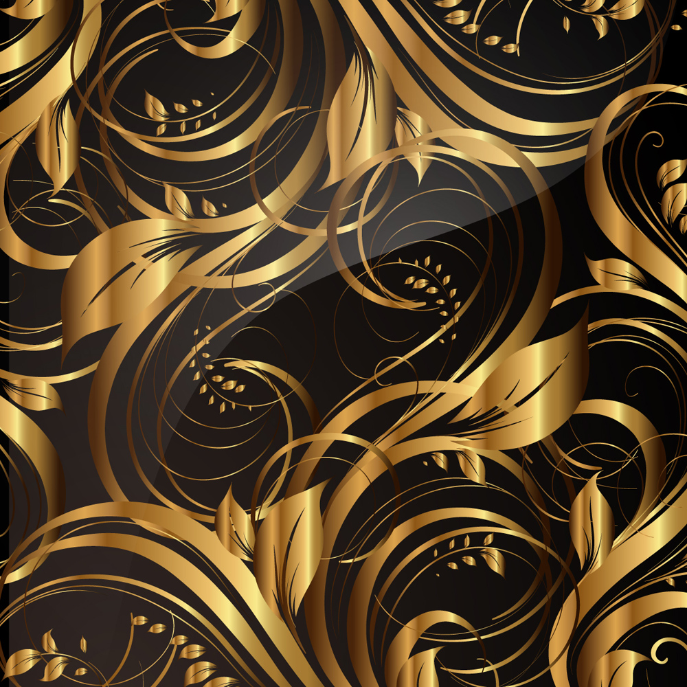 Image of gold vector pattern