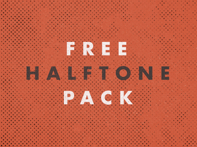 halftone texture freebie