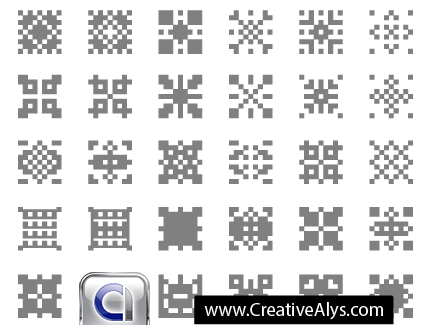 29 pixelated patterns 4vector download