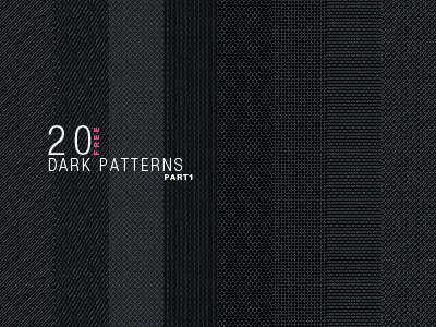 Image of 20 dark vector patterns