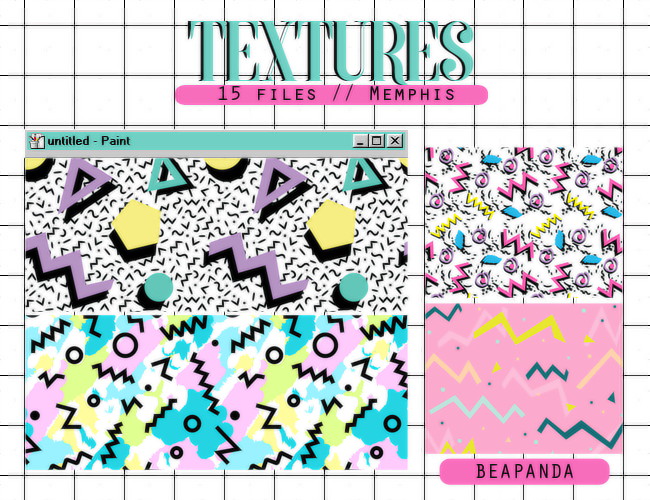 15 creative memphis textures free download