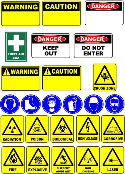 Free Safety Signs Vector
