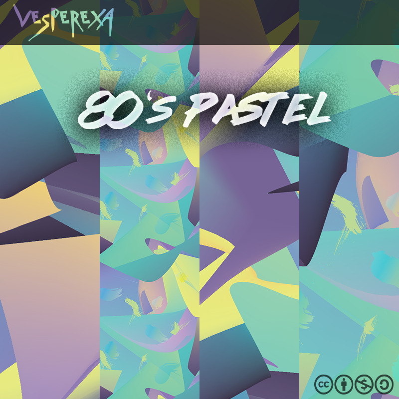 80s gradient pastel in PNG and PAT free download