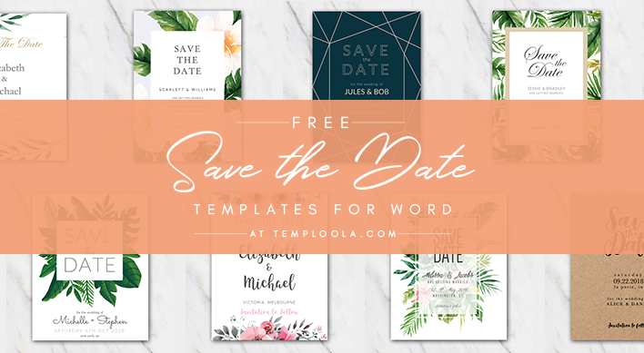 Free Download Save The Date Template from 4vector.com