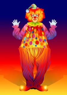 free vector Clown illustrator 02 vector