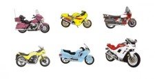 free vector 6 models vector motorcycle