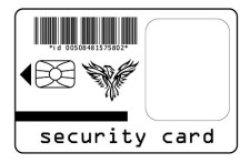 free vector Security card vector