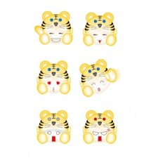 free vector Expression vector cute tiger six aberdeen