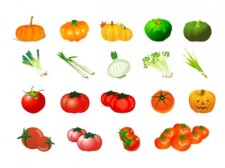 free vector Vector of vegetables