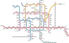 free vector Beijing subway traffic vector