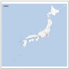 free vector Japan rail network map vector