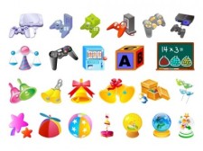 free vector The fourth children toys vector