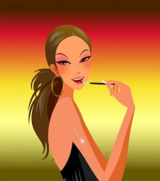 free vector Fashion makeup beauty vector
