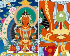 free vector Thangka off equ venerable vector for the purpose of profit do not reprint