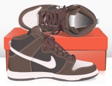 free vector Fine nike shoes vector