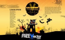 free vector Vector Halloween Poster