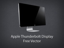 free vector Apple Thunderbolt Display