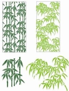 free vector Bamboo Leaves Vector