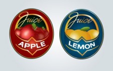 free vector Juice Label Logo