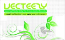 free vector Green Business Card Template