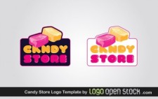 free vector Candy Store Logo Template