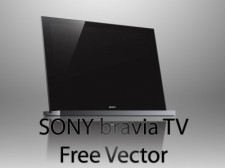 free vector Sony bravia monolithic