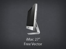 free vector Apple iMac 27"
