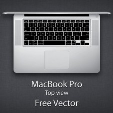free vector Macbook pro (top view) free vector