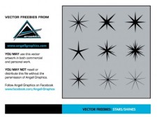 free vector Stars and Shines Vector