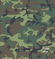 free vector Raster #3 (Camouflage) - design Tommy Brix