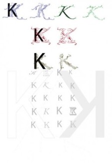 free vector The letter K