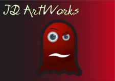 free vector Ghost red vector