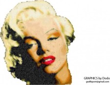 free vector Marilyn Monroe mosaic