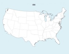 free vector United States Map Vector