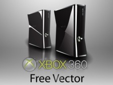 free vector Microsoft xbox 360 slim