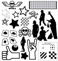 free vector Vector Resources Part 4 - Punk Collection