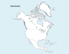 free vector North America Map Vector