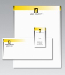 free vector Free Stationery Design Template