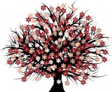 free vector Blossom tree