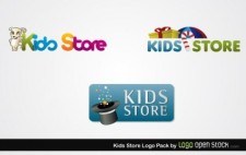 free vector Kids Store Logo Pack