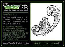 free vector Flourish Engraving