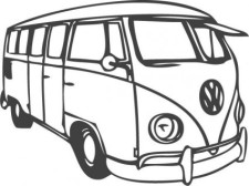 free vector VW Bus