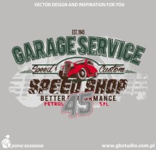 free vector Free Vintage Vector T-shirt Design SERVICE45