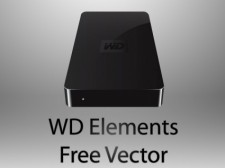 free vector WD Elements hdd