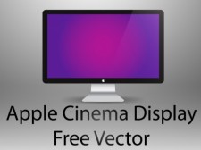 free vector LED Cinema Display