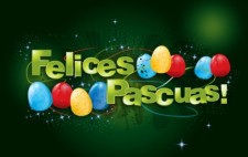 free vector Felices Pascuas