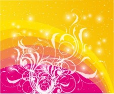 free vector Dotted Colored Vector With Swirls D