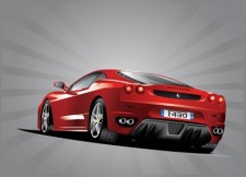 free vector Ferrari