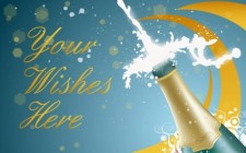 free vector New Year Champagne