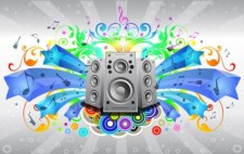 free vector Music Sound System